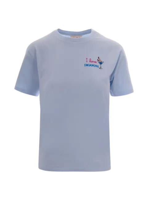MC2 Saint Barth Emilie embroidered cotton T-shirt