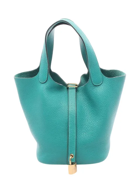 Hermès Pre-Owned sac à main Picotin Lock 18 en cuir Clémence (2019)