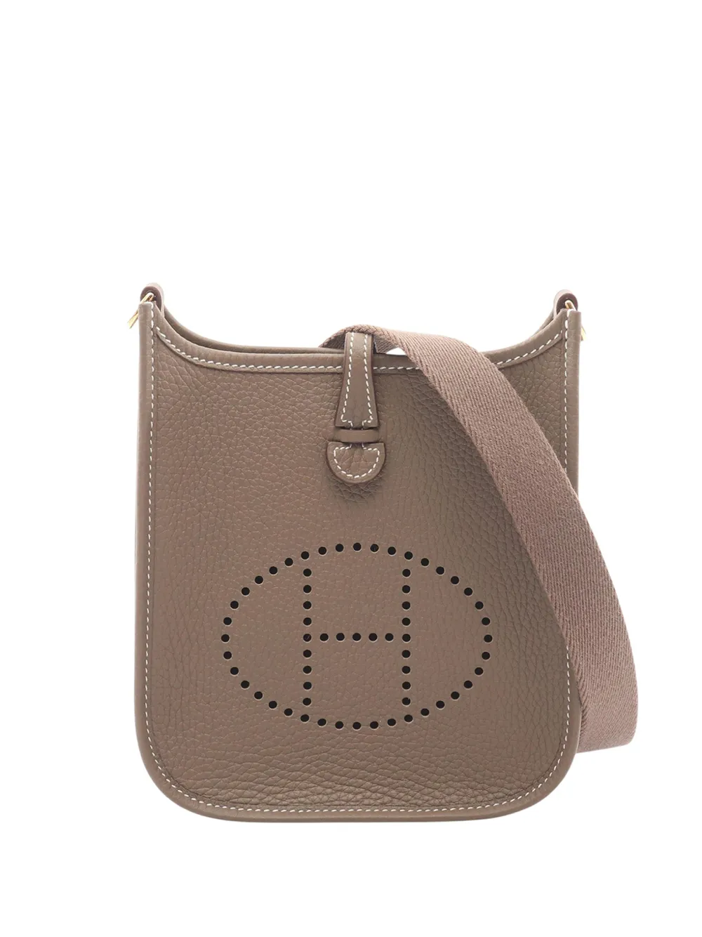 Hermès Pre-Owned 2025 Clemence Evelyne TPM crossbody bag - Grigio
