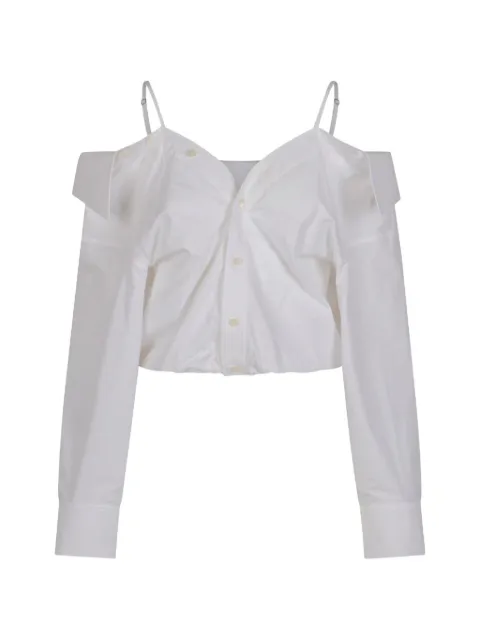 Alexander Wang off-shoulder top with strap detail