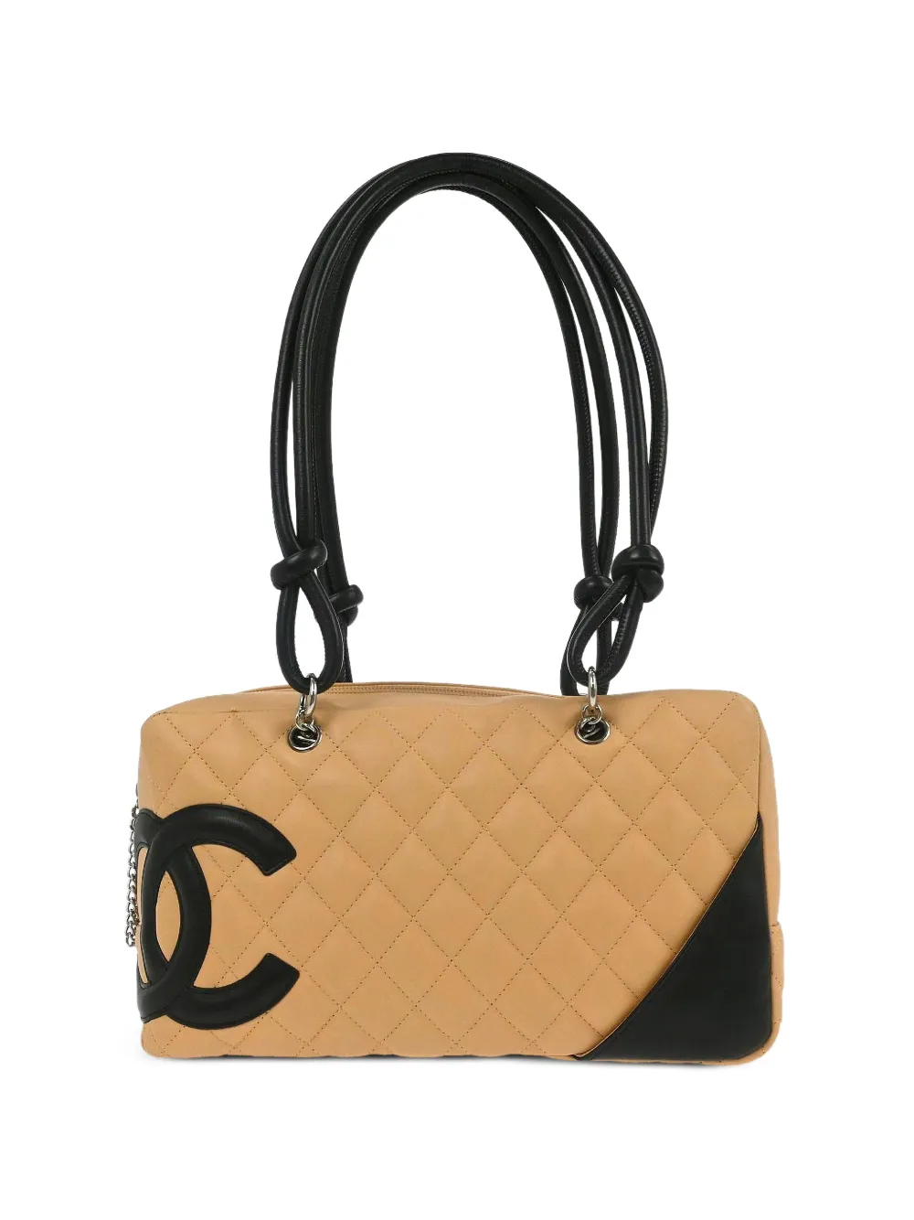 CHANEL Pre-Owned 2005 27 Cambon Ligne bowling bag - Toni neutri