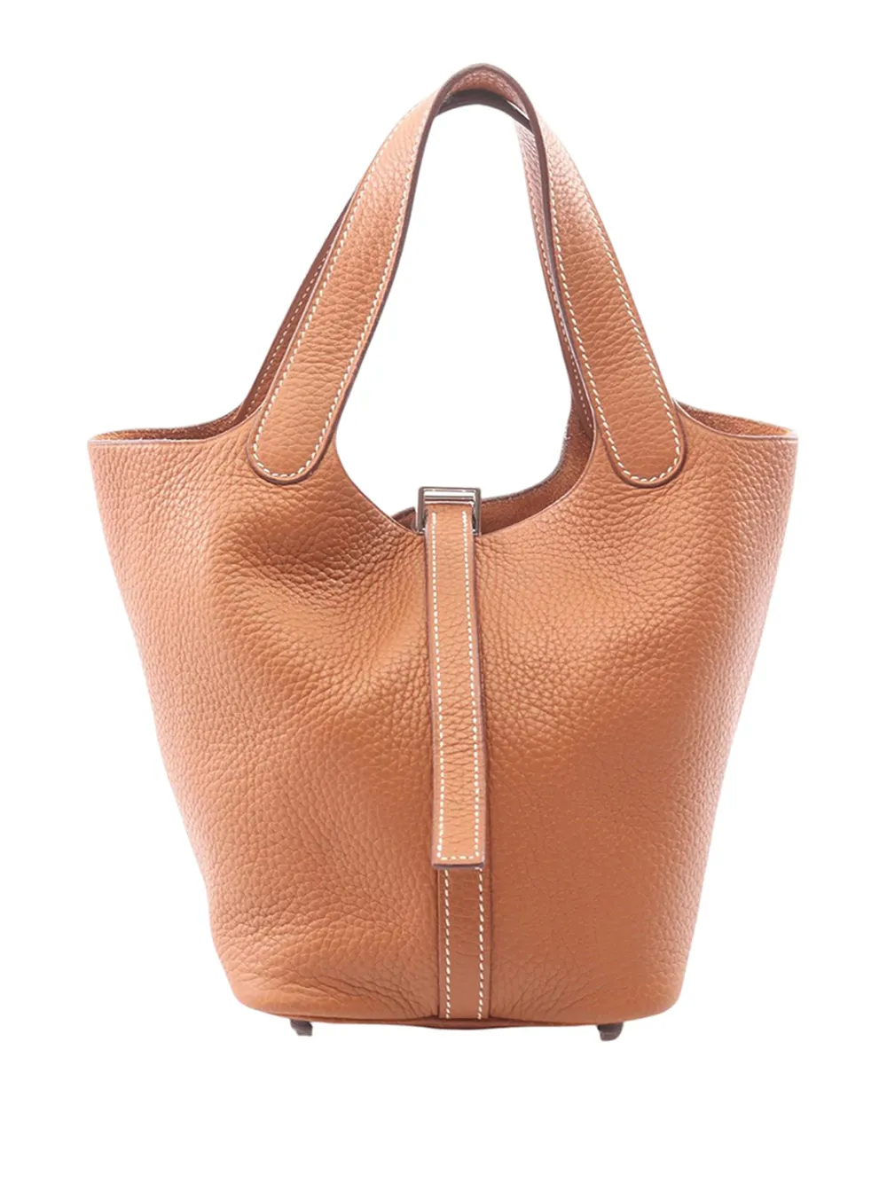 Hermès Pre-Owned 2006 Clemence Picotin Lock 18 handbag - Braun