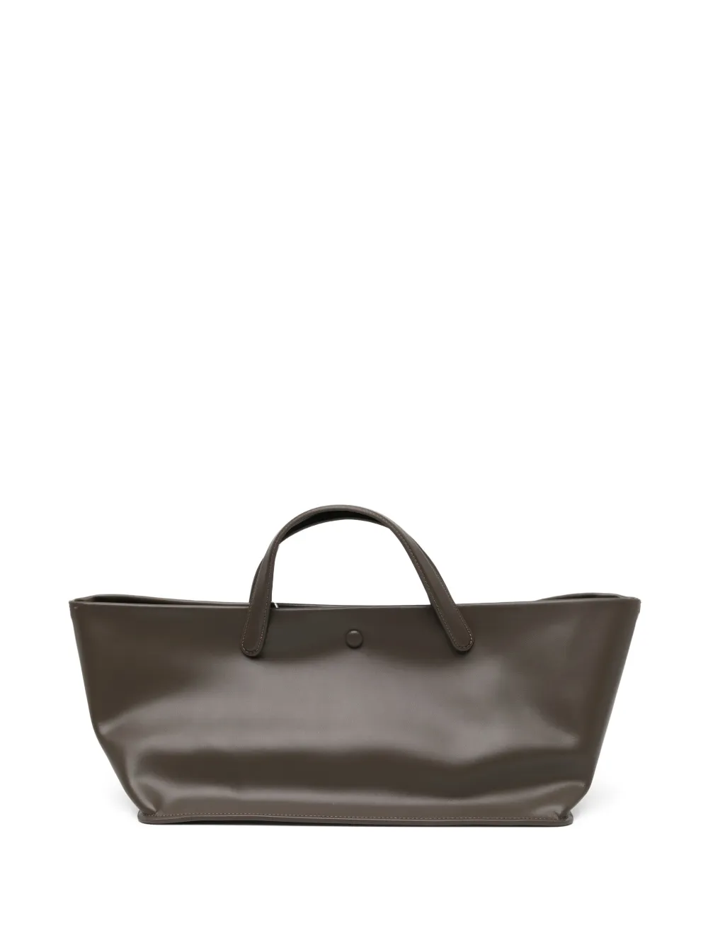Senso Daryl calf leather tote bag - Marrone