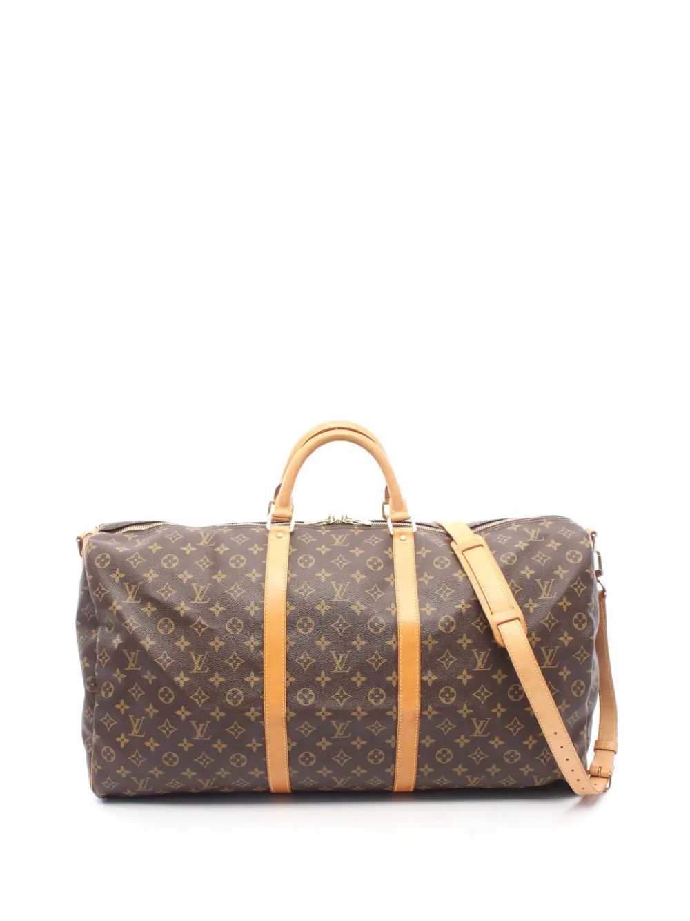 Louis Vuitton Pre-Owned 1999 Monogram Keepall Bandouliere 60 travel bag - Braun