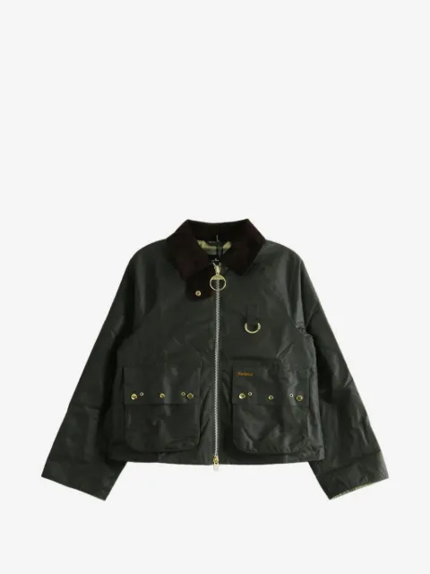 Barbour Ancient Tartan-print corduroy-collar jacket
