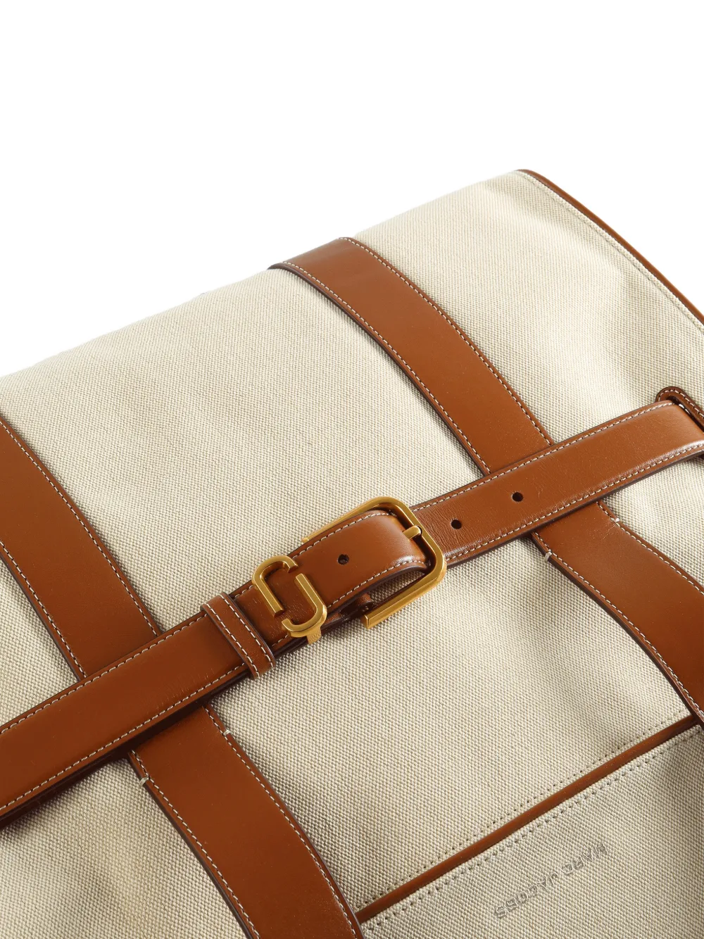 Marc Jacobs Shopper met leren afwerking en ceintuur Beige
