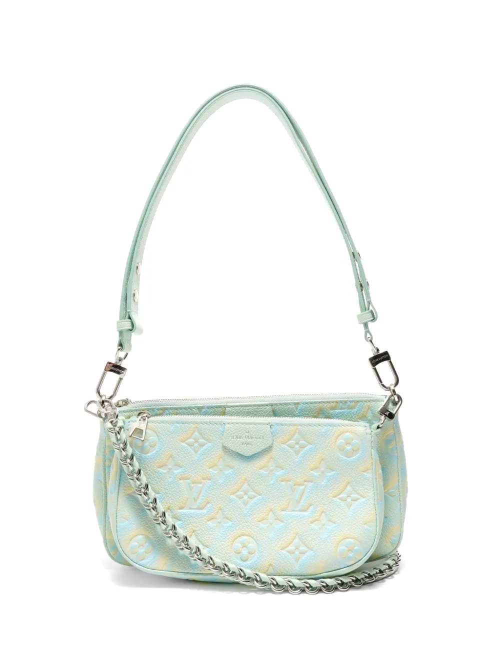 Louis Vuitton Pre-Owned 2021-2025 Monogram Pochette shoulder bag - Blu