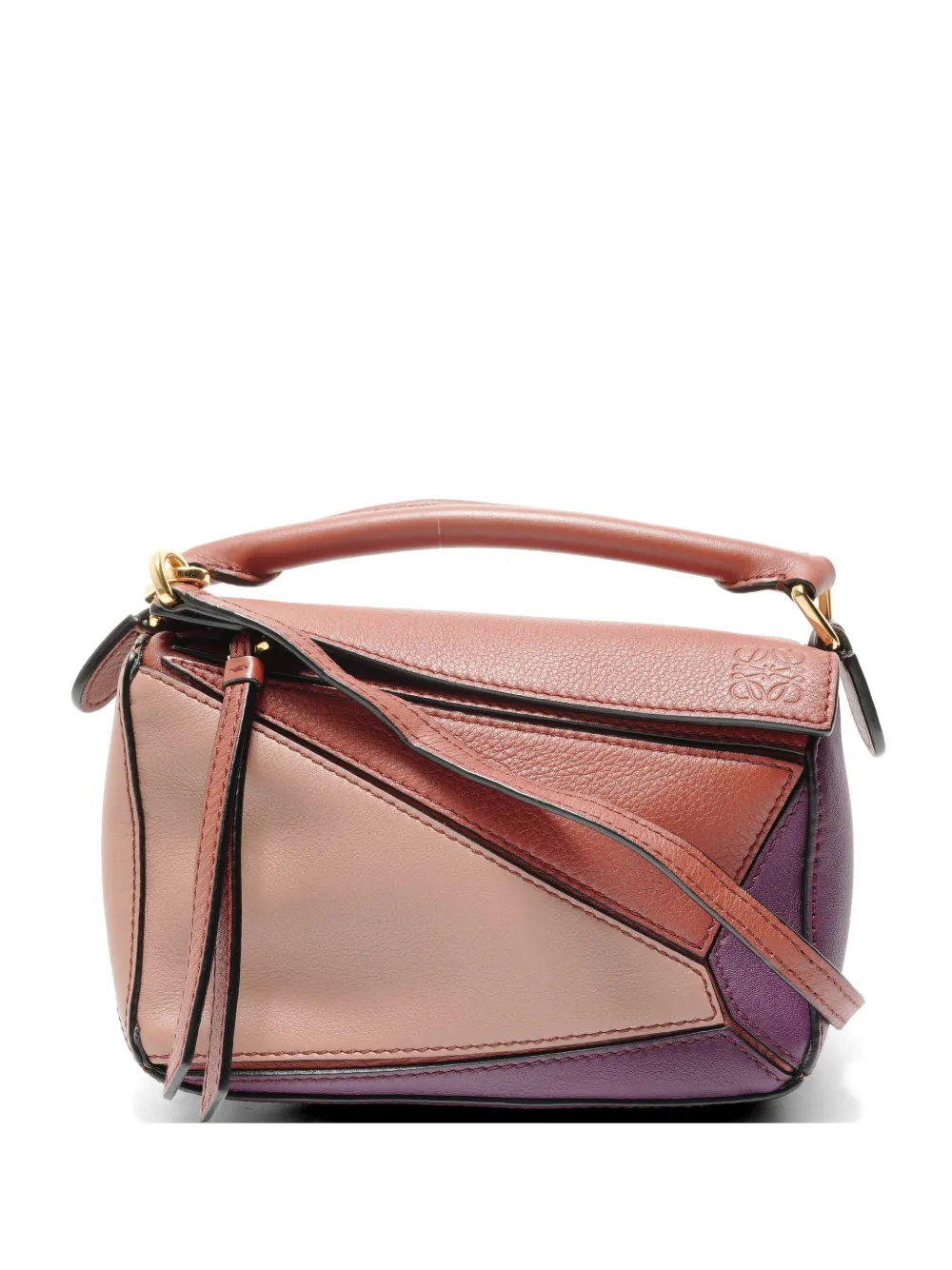 Loewe Pre-Owned 2015-2025 mini Puzzle shoulder bag - Pink