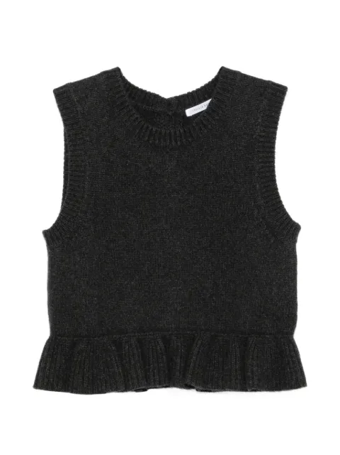 Cecilie Bahnsen ruffled button-back vest