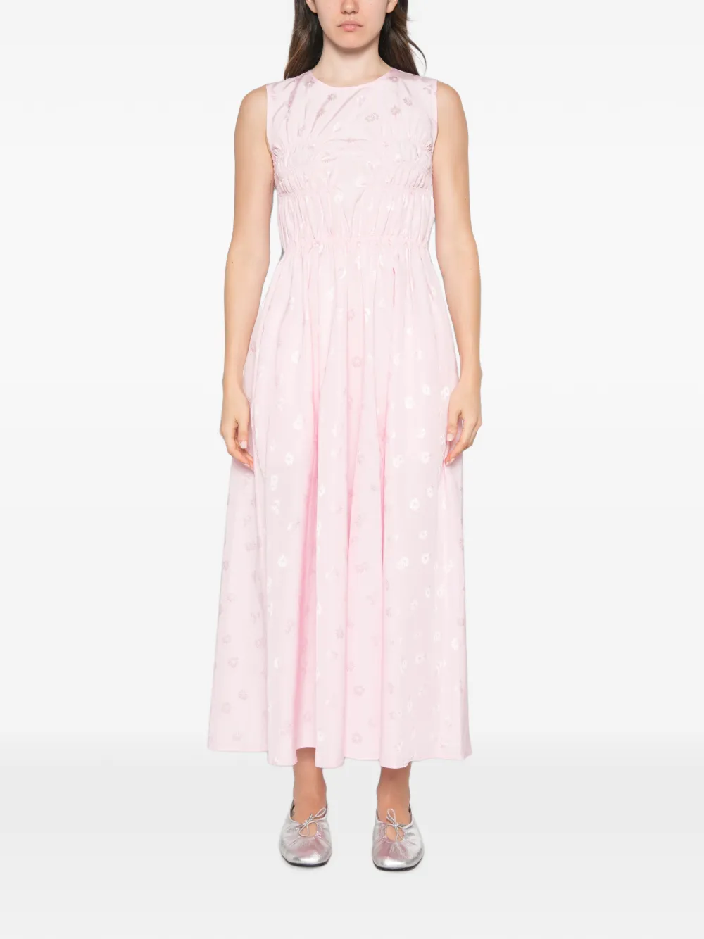 Cecilie Bahnsen Christy jurk Roze