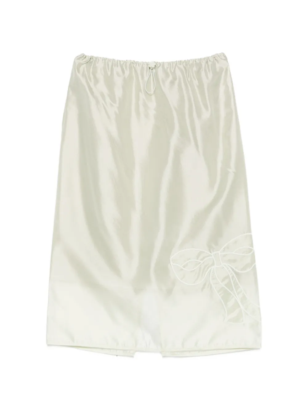 Cecilie Bahnsen Bria Organza Midi Skirt In White