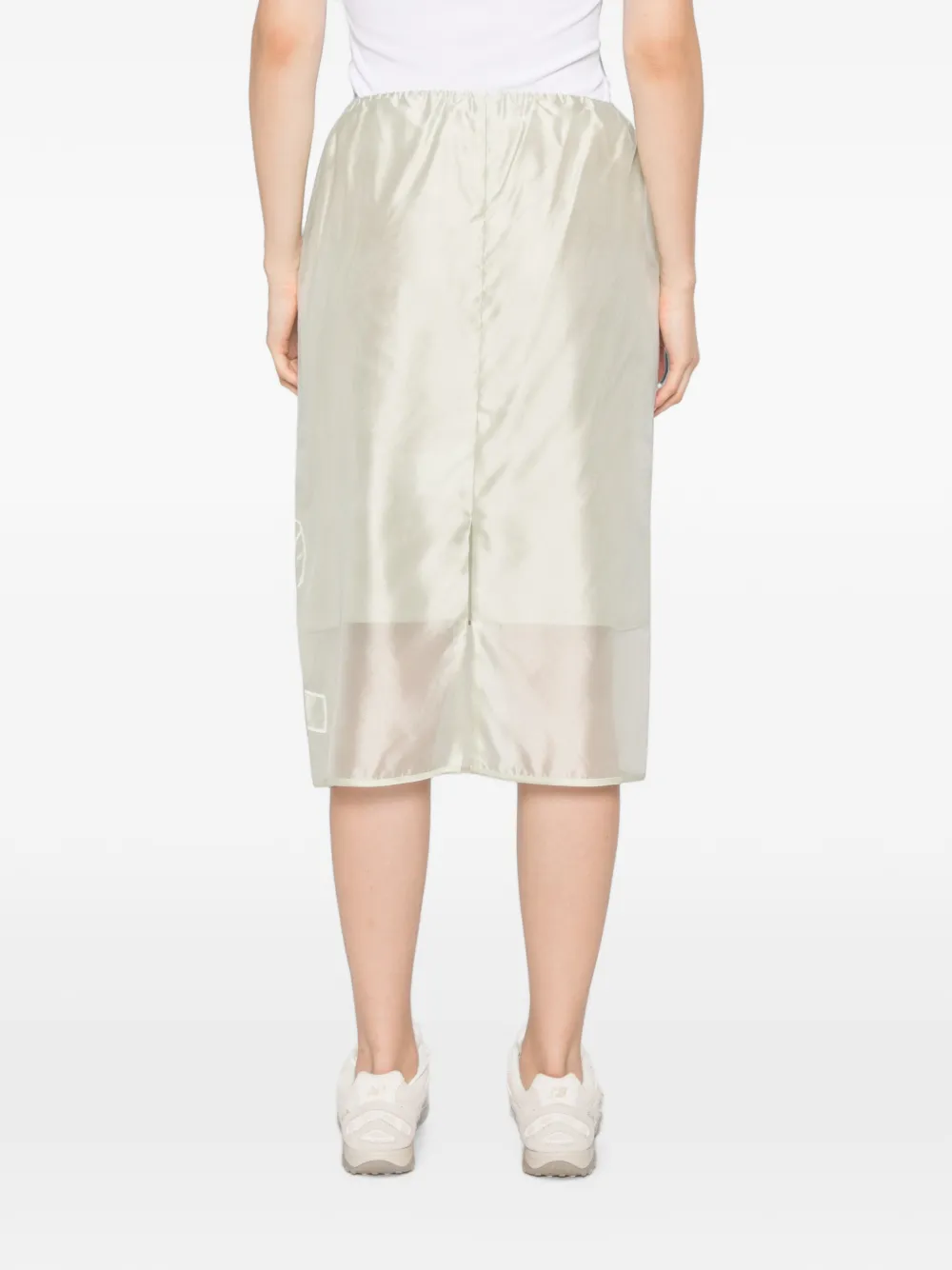 Cecilie Bahnsen Bria Skirt in Green, view 4