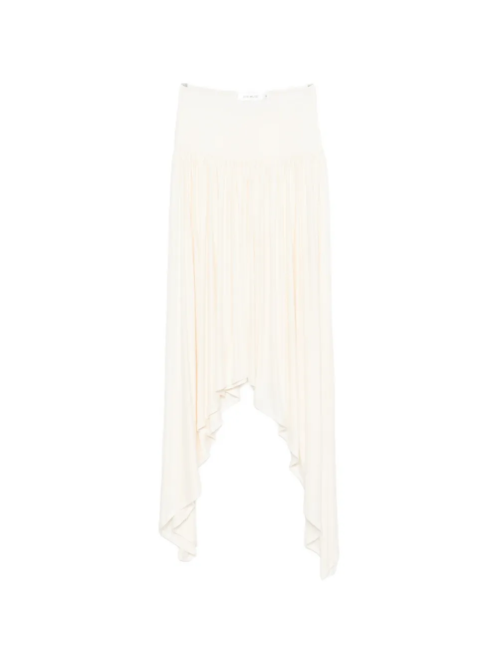 Aya Muse Elya asymmetric gathered skirt - Neutrals