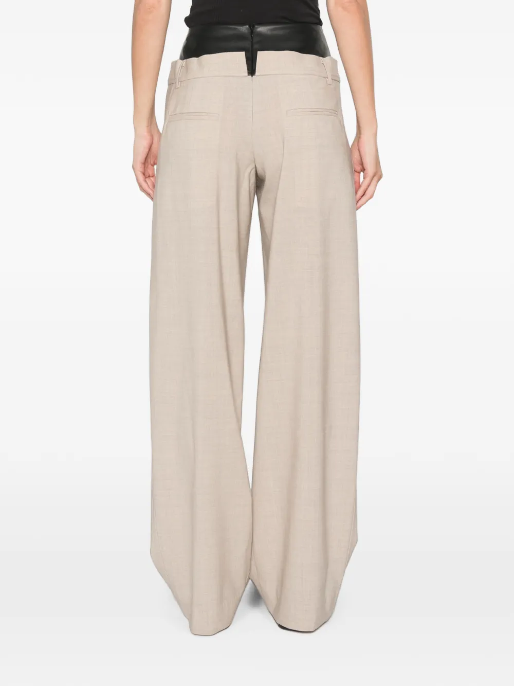 Esse Studios Alessio Pleated Trousers in Neutrals, view 4