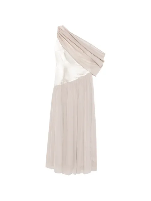 Abadia Drapiertes Gwen One-Shoulder-Kleid