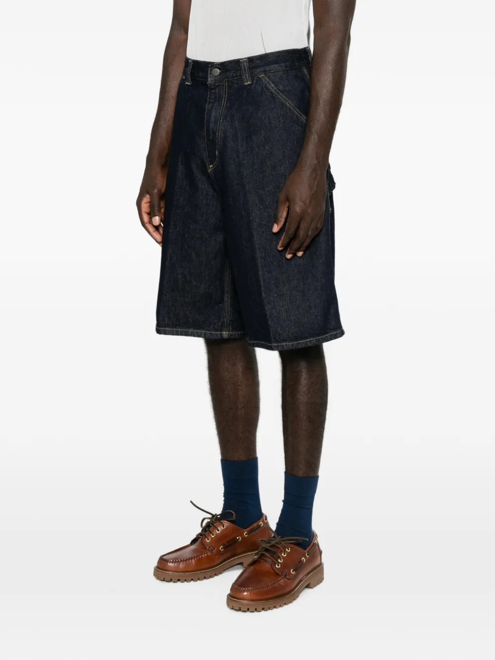 Carhartt WIP OG Single Knee shorts Blauw