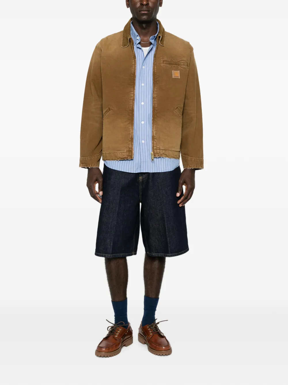 Carhartt WIP Detroit faded-effect jacket Bruin