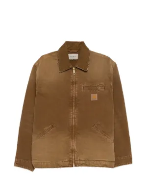 Carhartt WIP Detroit Canvas Jacket | Brown | FARFETCH PT