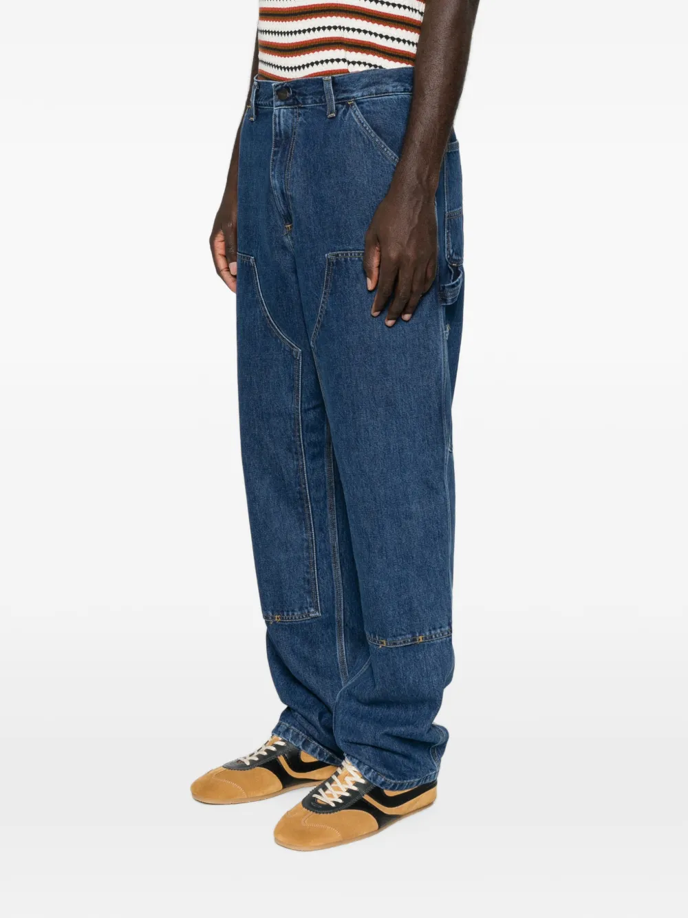 Carhartt WIP Double Knee relaxed-fit jeans Blauw