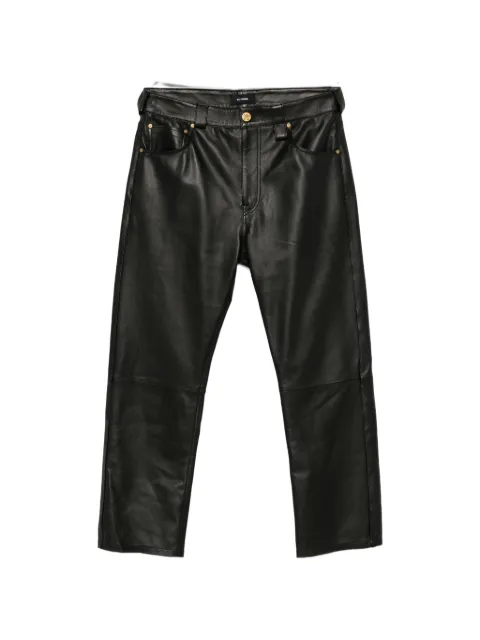 Willy Chavarria Chente leather trousers