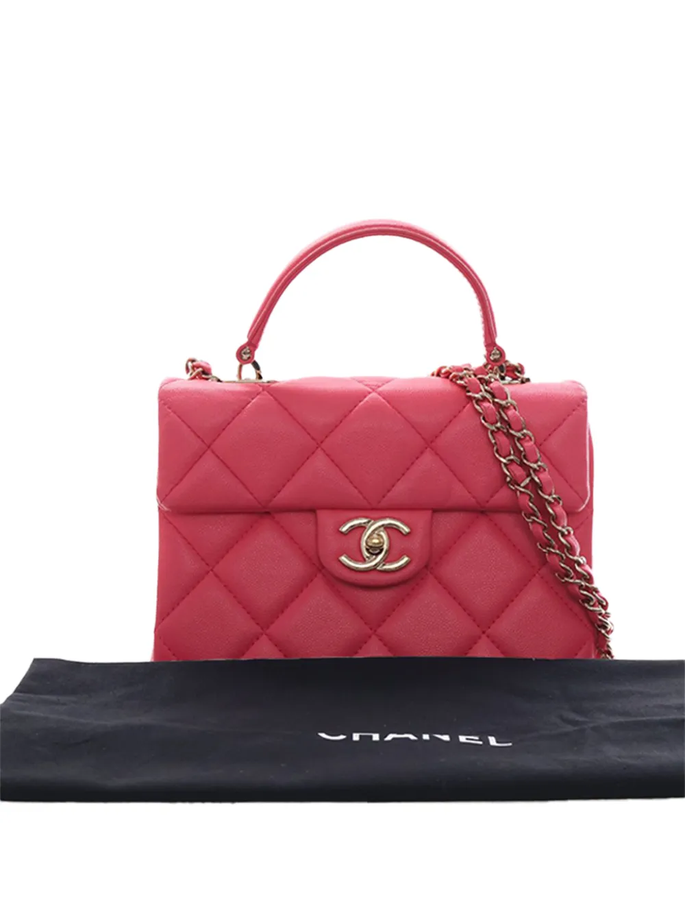 CHANEL Pre-Owned 2021-2026 ミニ マトラッセ キャビア レトロ
