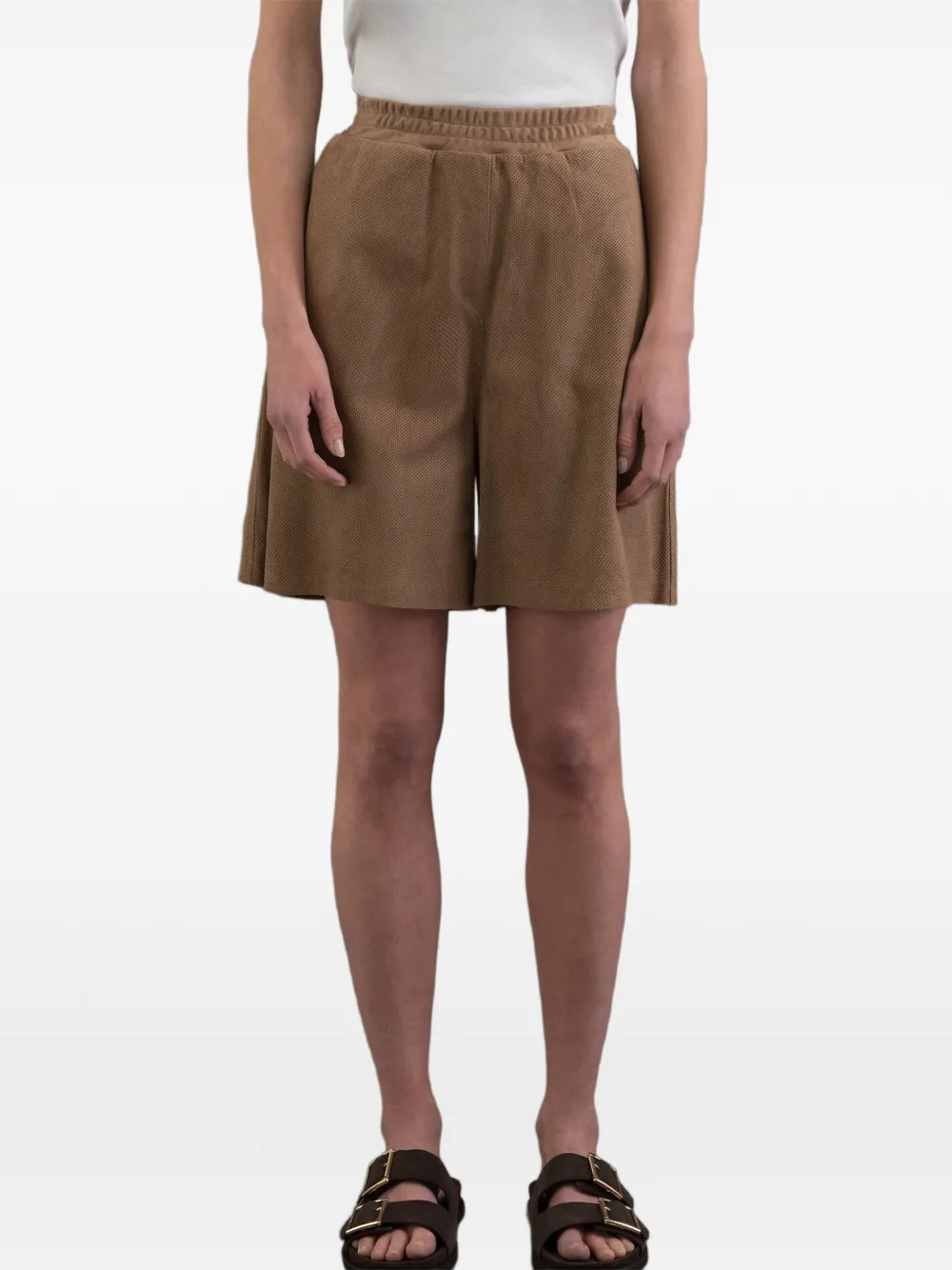 Moorer KALYA-URP shorts - Marrone