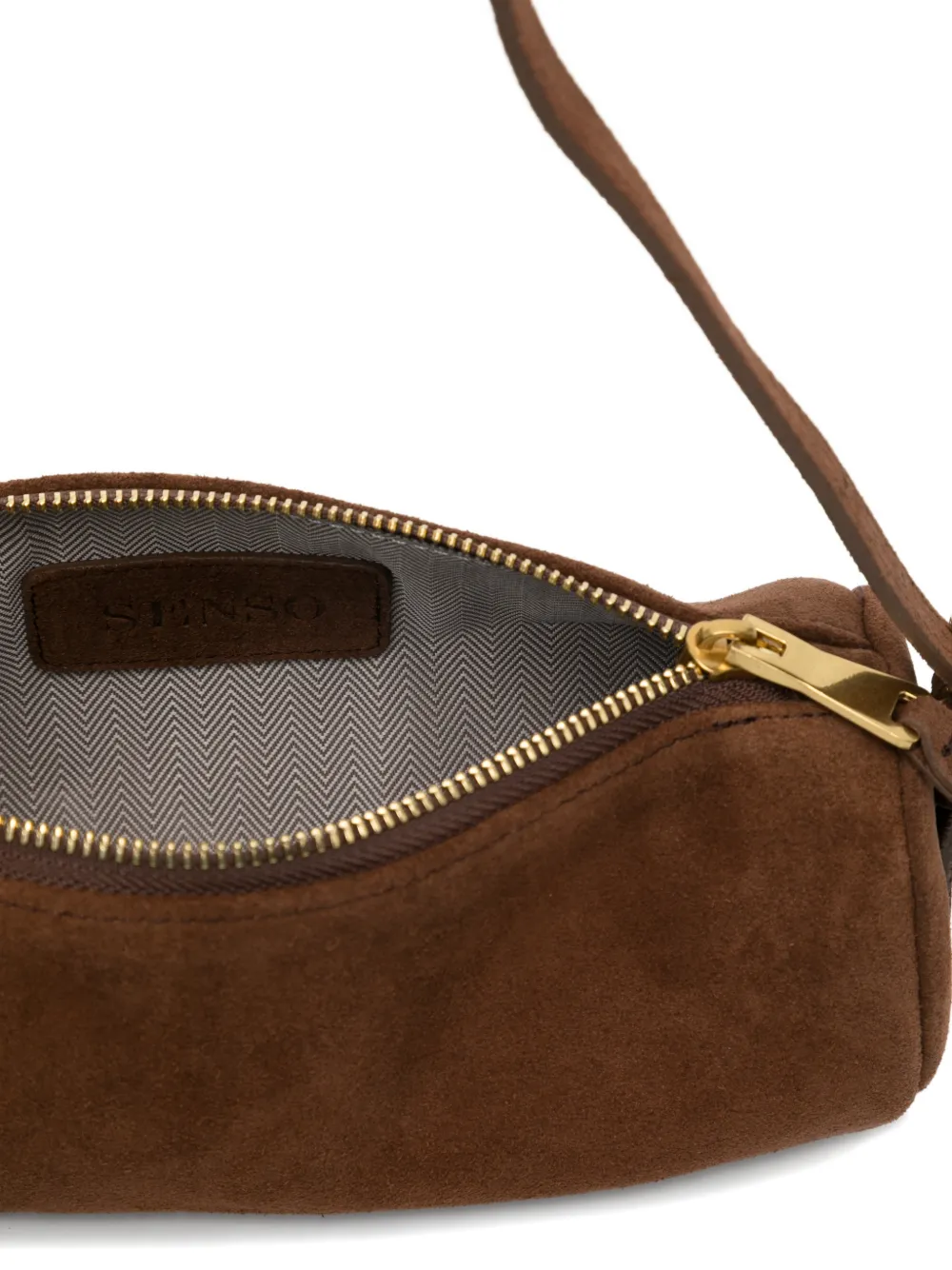 Senso Dorothy II suède mini-tas Bruin