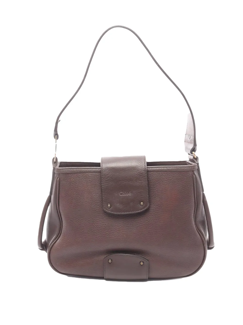 Chloé Pre-Owned 2010-2026 Leather shoulder bag - Marrone