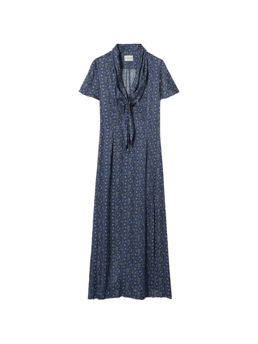 Claudie Pierlot Abito midi con stampa paisley - Blu