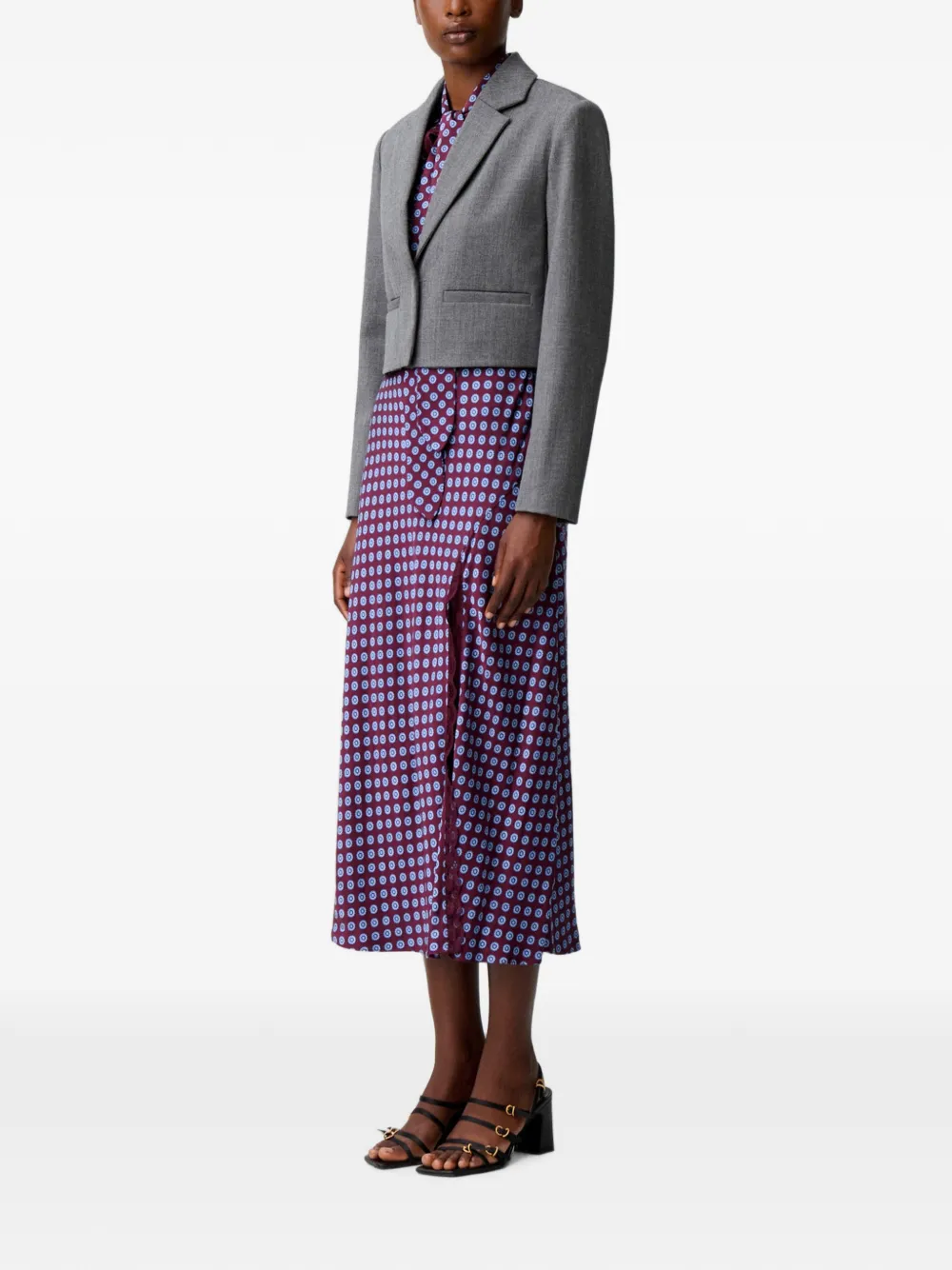 Claudie Pierlot Wollen jack Grijs