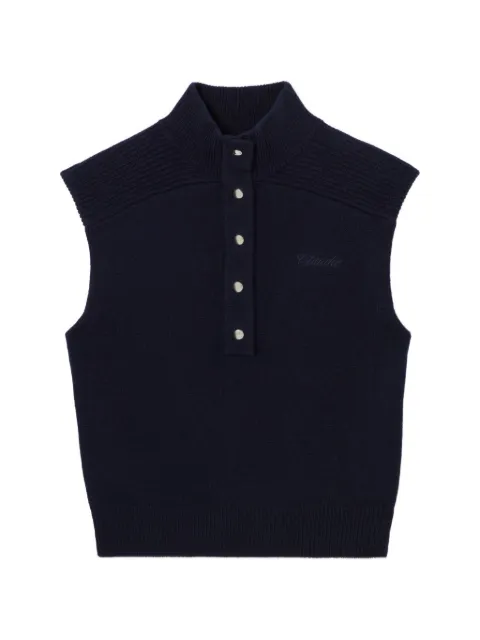 Claudie Pierlot sleeveless wool jumper