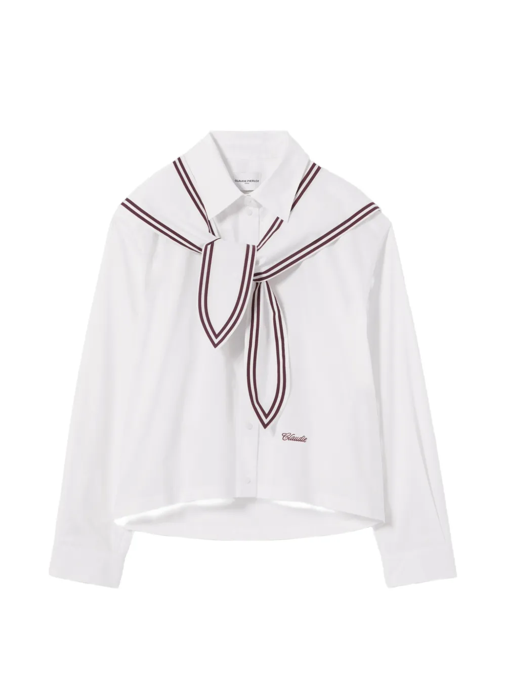 Claudie Pierlot cotton poplin shirt - Bianco