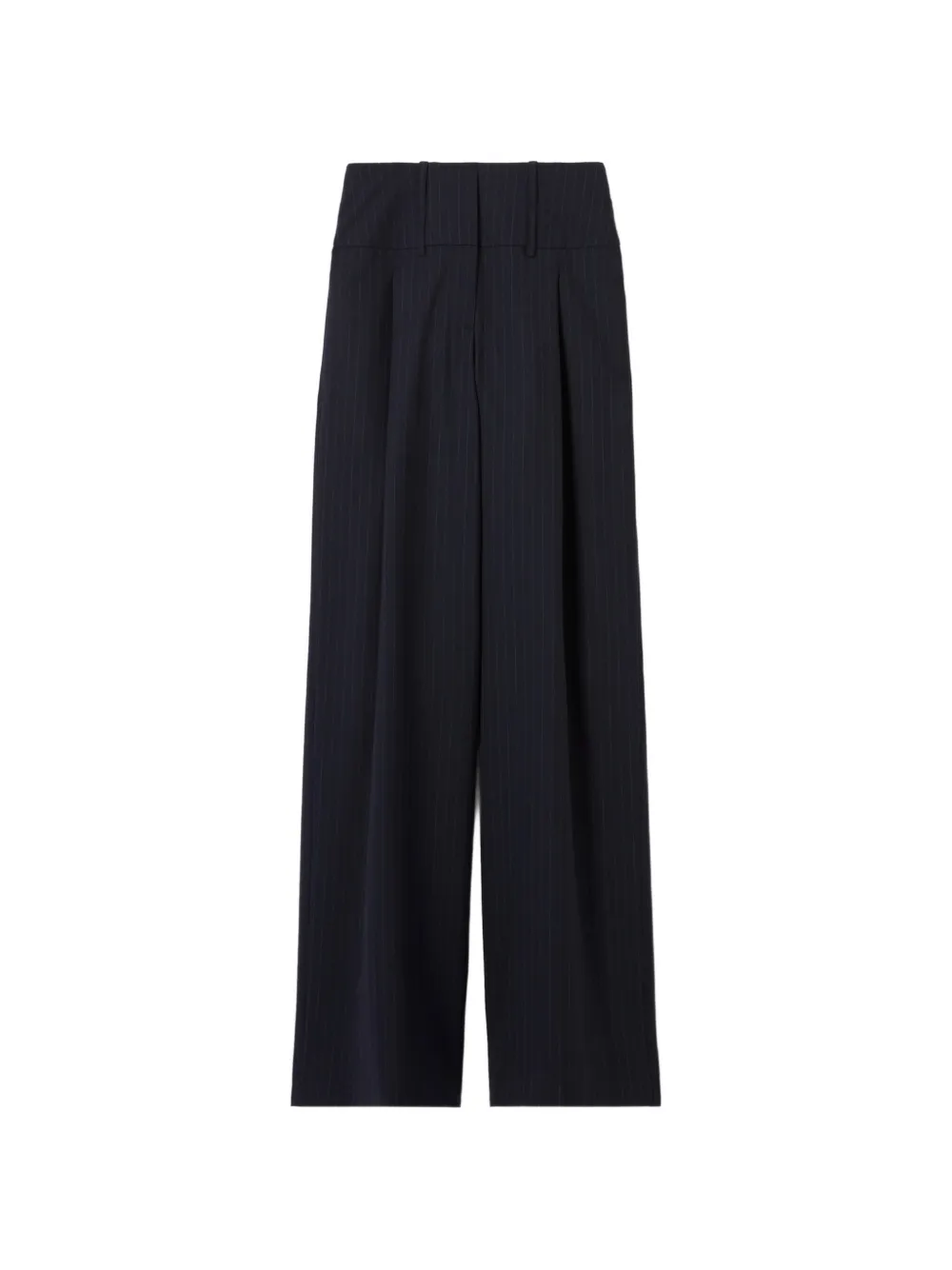 Claudie Pierlot pinstripe-pattern pleated trousers - Blu