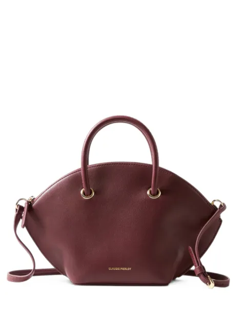 Claudie Pierlot smooth leather bag with gold rings
