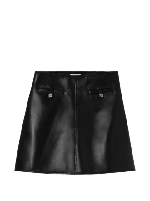 Claudie Pierlot short leather skirt