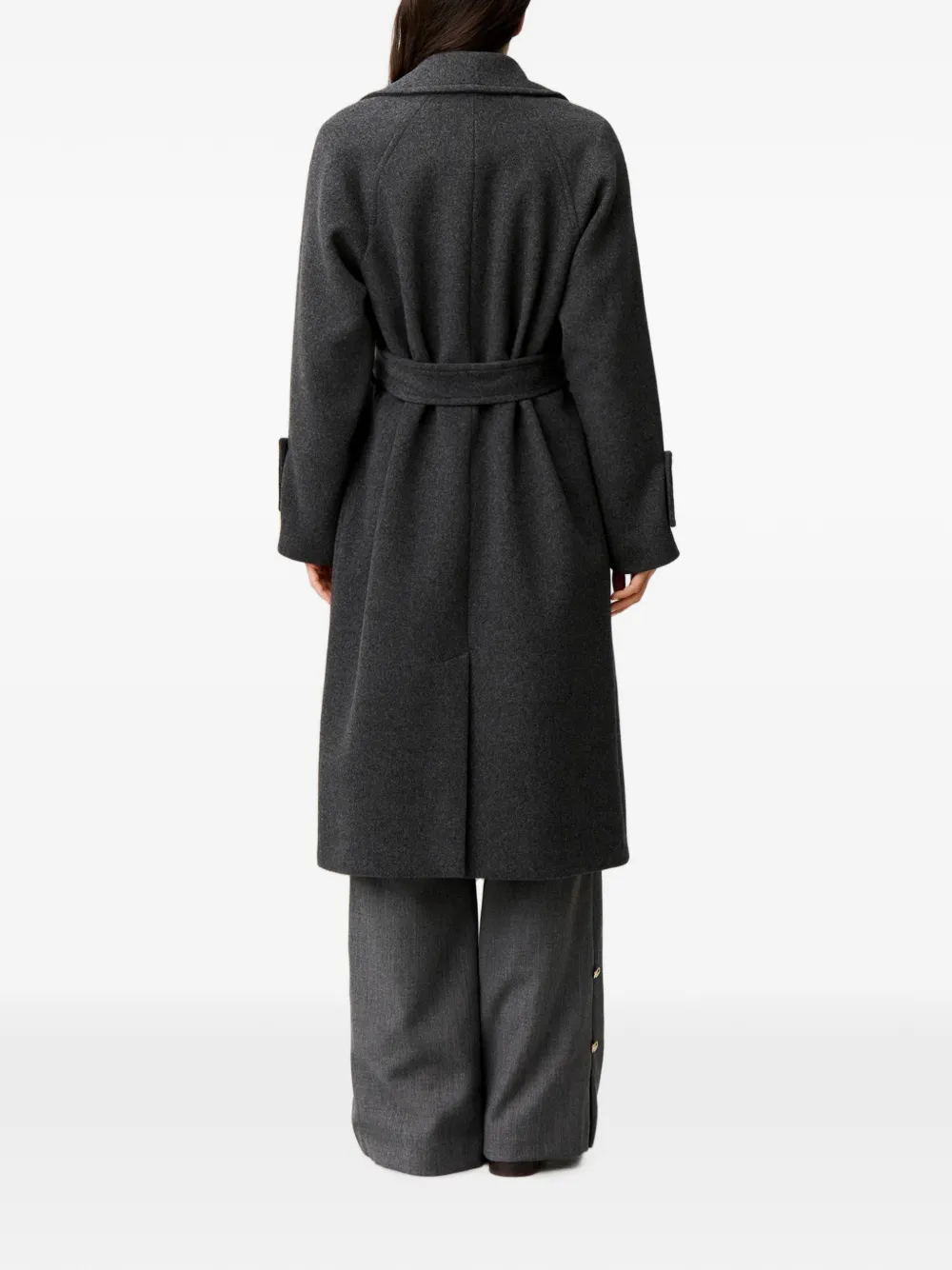 Claudie Pierlot Mantel van wolblend Grijs