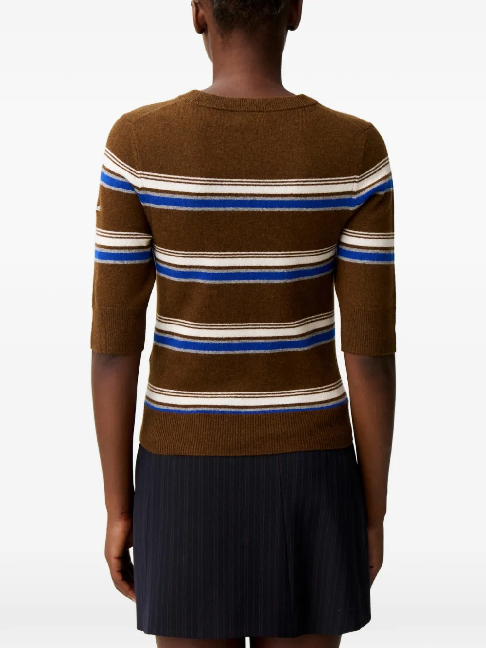 Claudie Pierlot Gestreepte trui Bruin