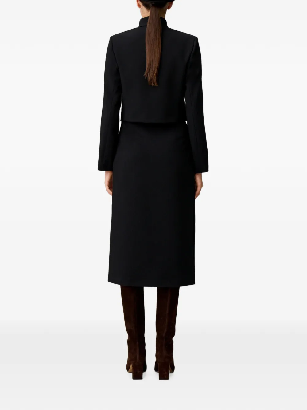 Claudie Pierlot Button-up midi-rok Zwart