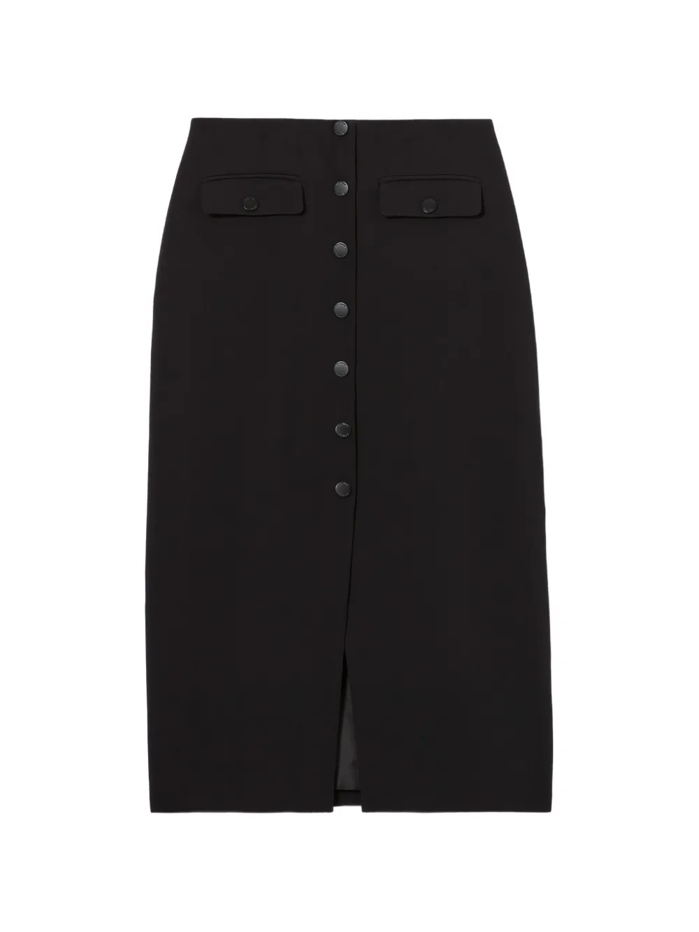 Claudie Pierlot button-up midi skirt - Nero