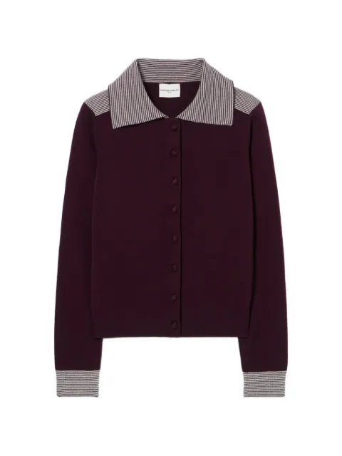 Claudie Pierlot striped wool sailor cardigan