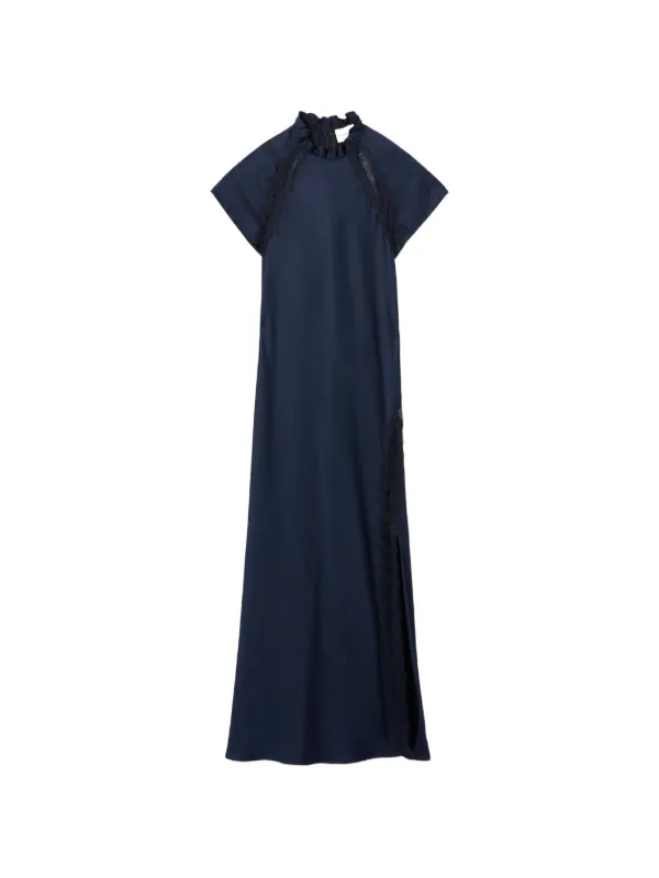 designer dress fabric online Wide NY Silk Crepe de Chine SSC - LB - S26 - PO3 Color:Black-nude party apparel 1930's Pink Puff Sleeve