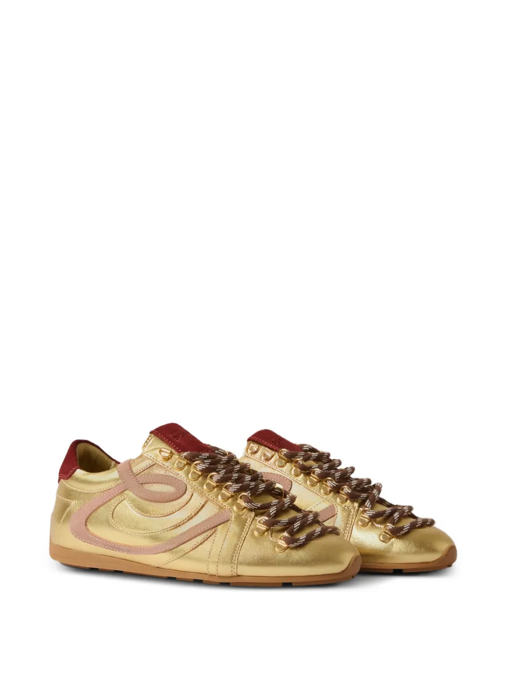 Claudie Pierlot Swing gouden sneakers