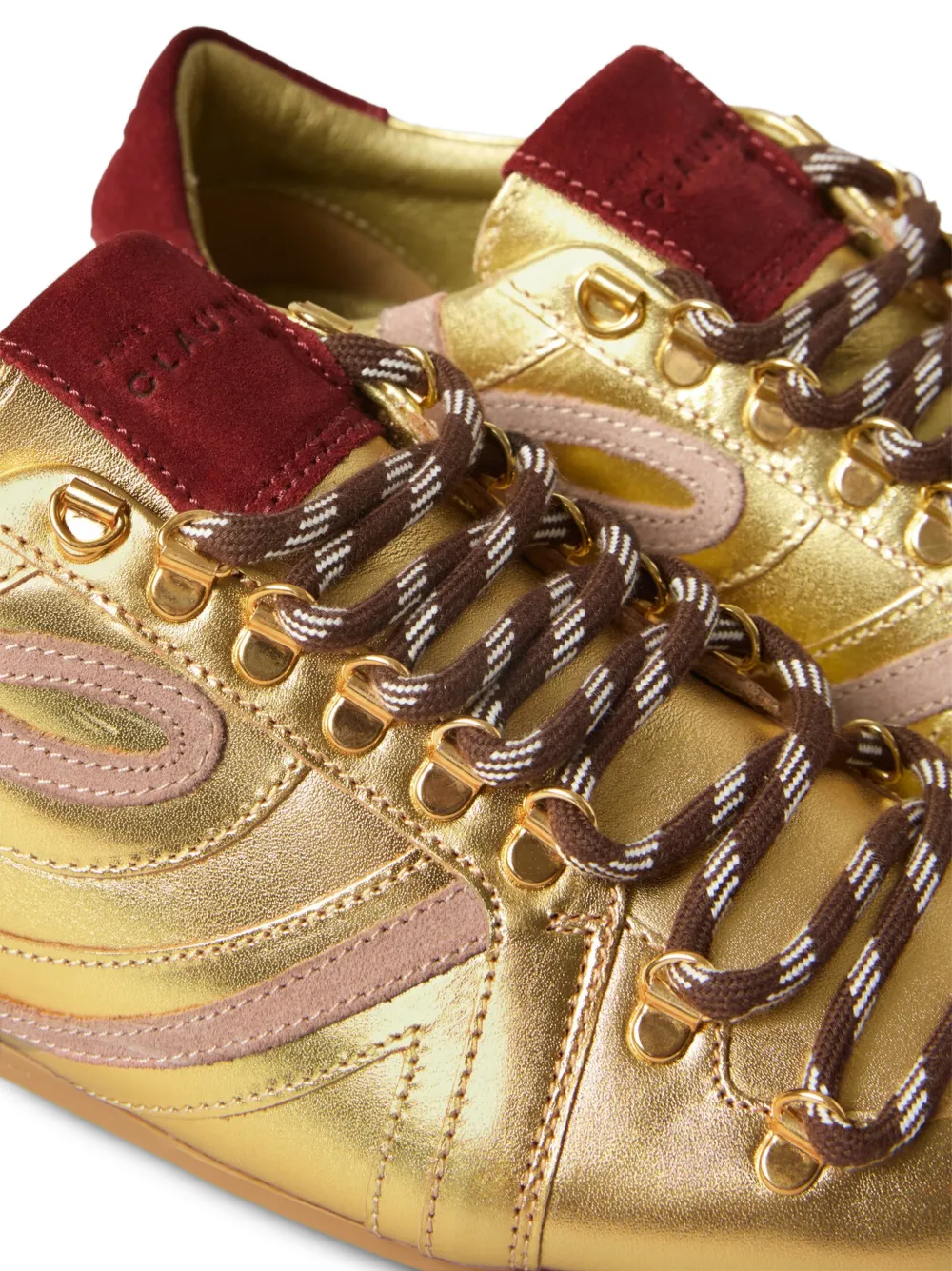 Claudie Pierlot Swing gouden sneakers