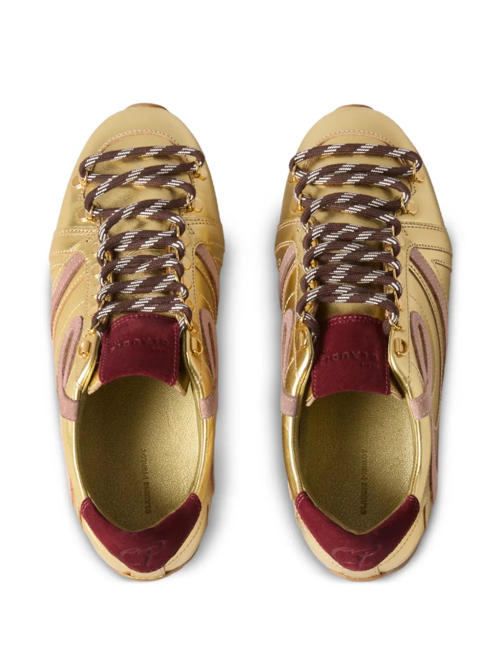 Claudie Pierlot Swing gouden sneakers