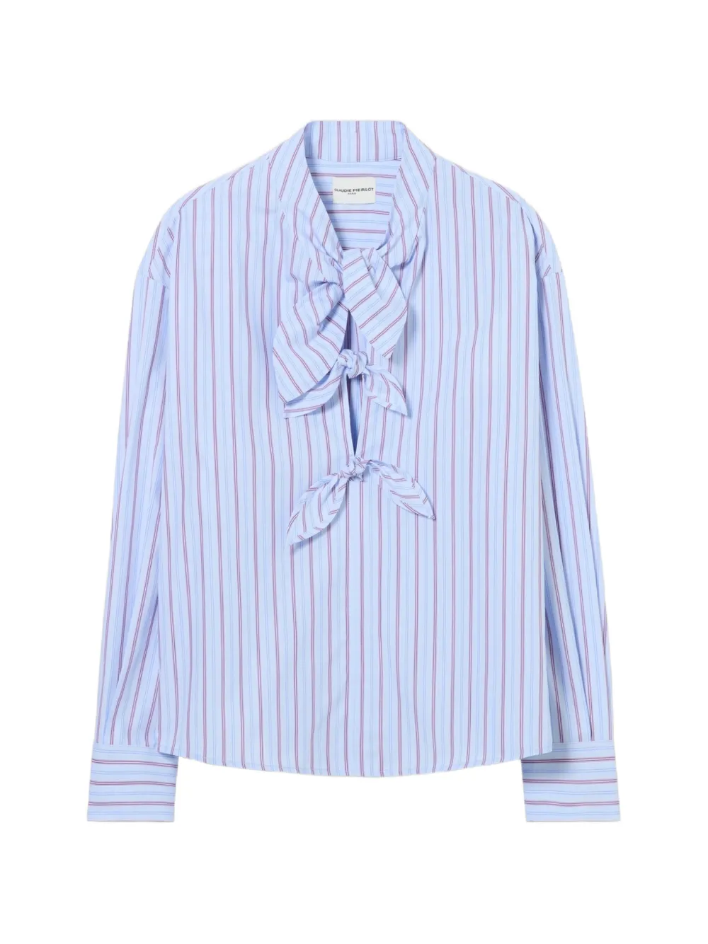 Claudie Pierlot striped poplin blouse - Blu