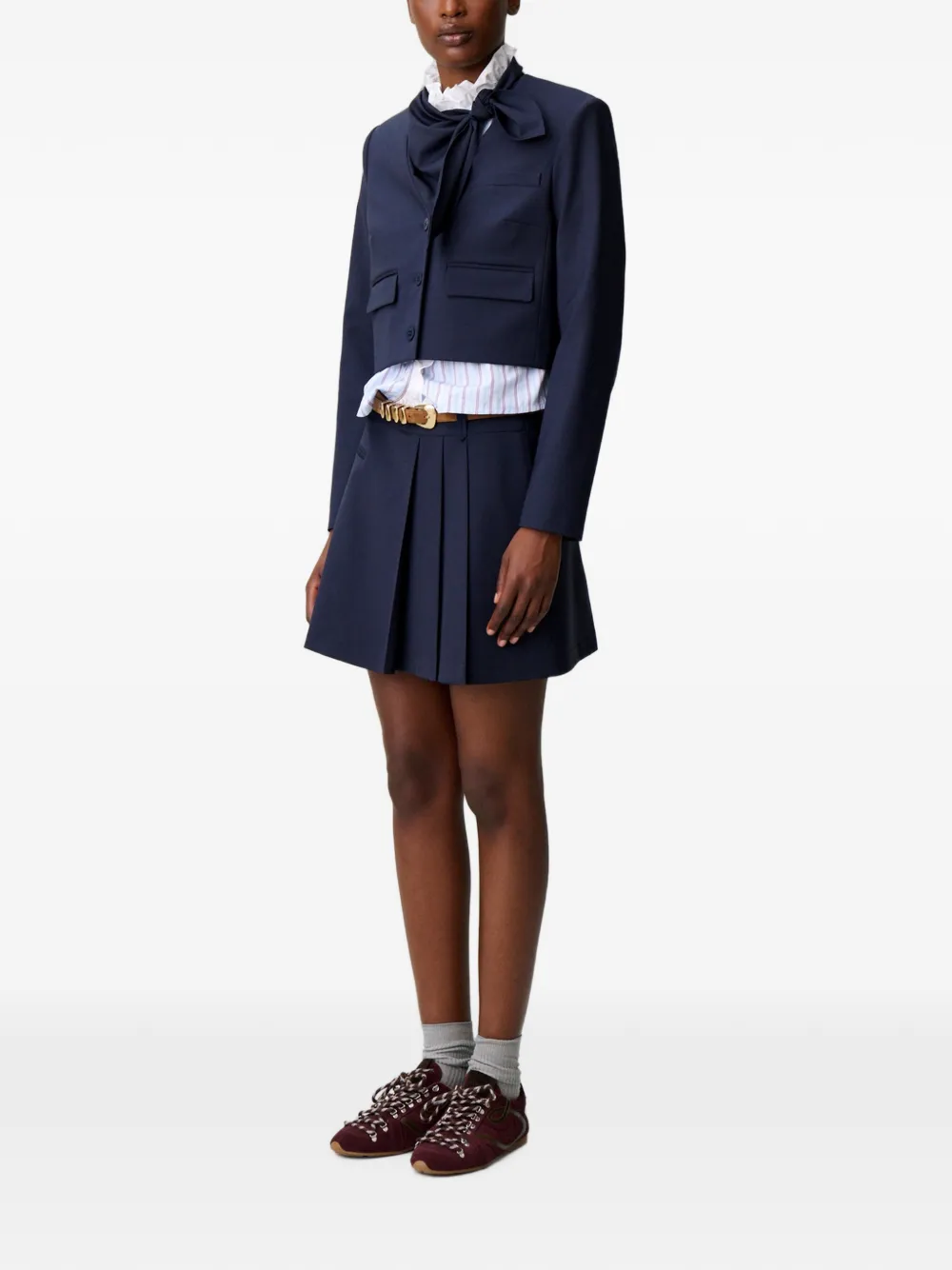 Claudie Pierlot Jack van wolblend Blauw