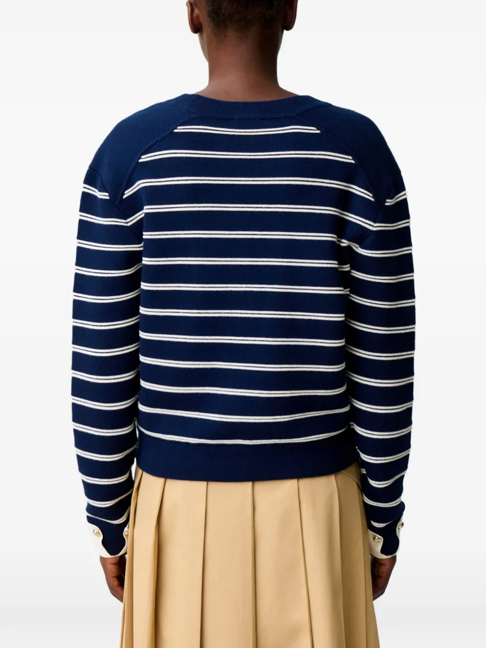 Claudie Pierlot Gestreepte trui Blauw