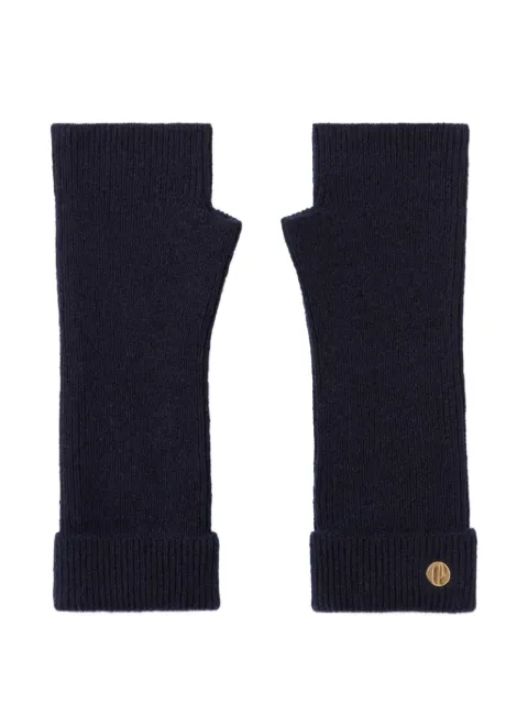 Claudie Pierlot wool mitts with gold CP rivet