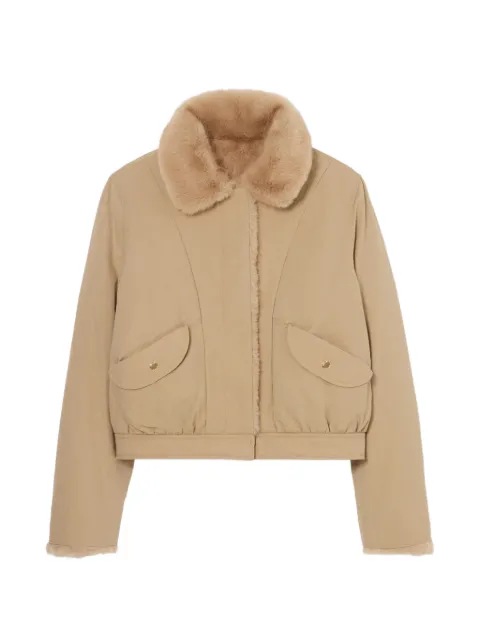 Claudie Pierlot faux-fur trim parka