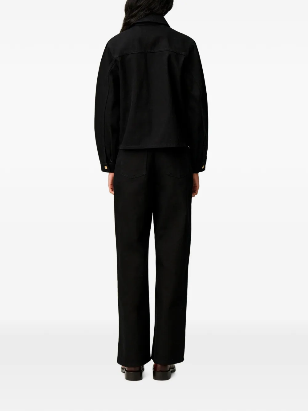 Claudie Pierlot Denim jack Zwart